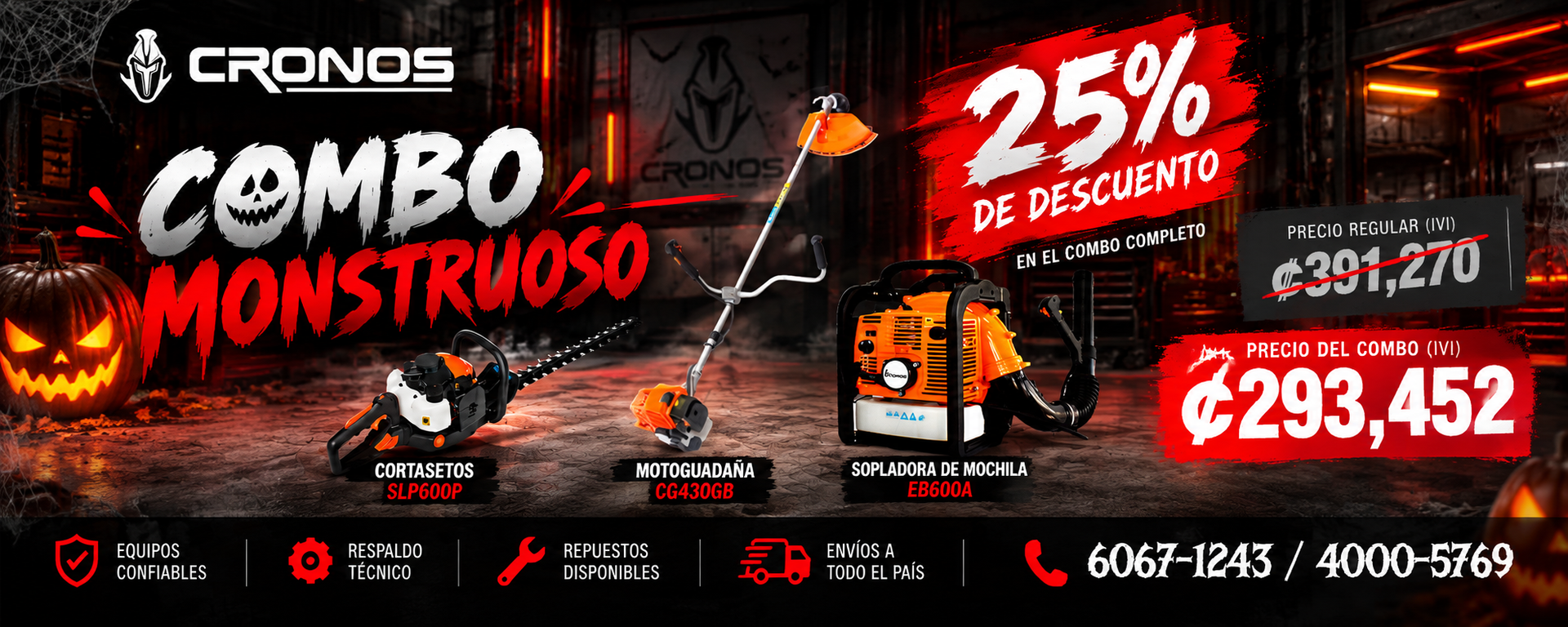 Combo monstruoso Cronos_ 25 de descuento