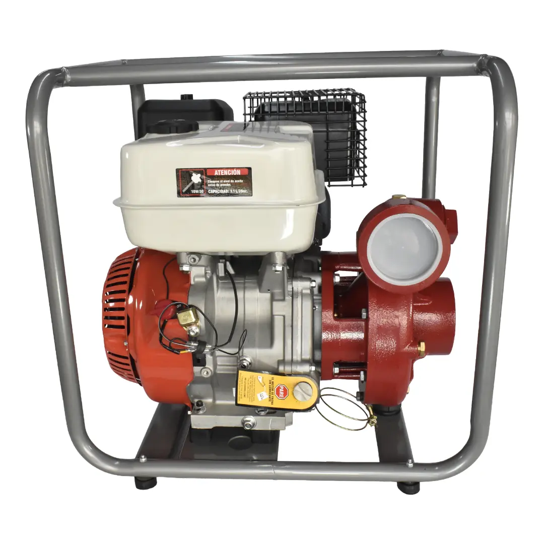 Bomba de presion Cronos 80ZB85 , caracol de Hierro 3x3", Motor Gasolina 15 Hp